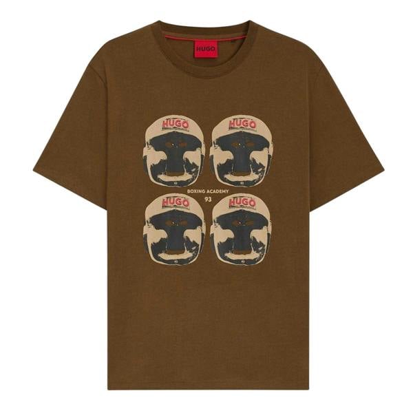 Hugo Unisex Adult T-Shirt - Medium Brown - 