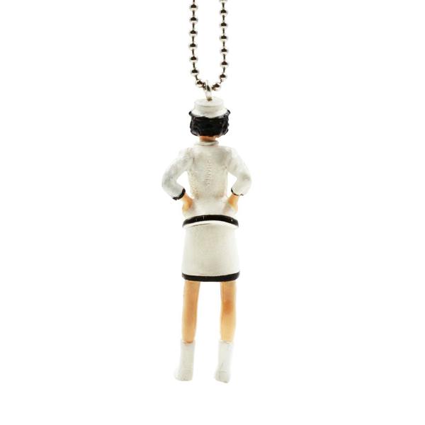 Chanel VIP Coco Mademoiselle Figurine Pendant Charm Necklace