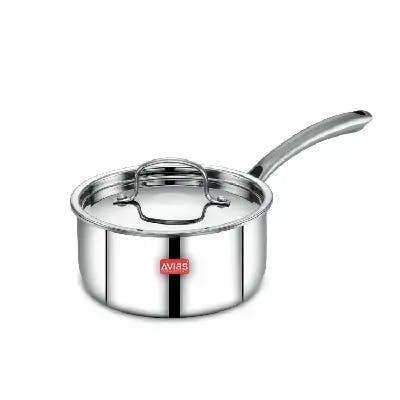 AVIAS TRIPLY SAUCEPAN WITH SS LID 18CM (2.25L)