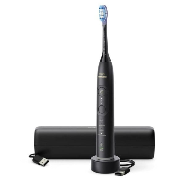 Philips 7100 Series Black Toothbrush with Charging Case