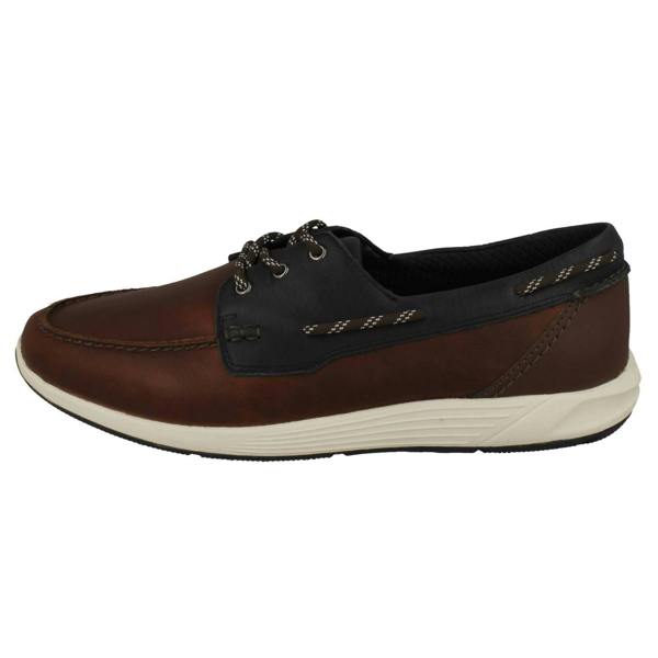 Clarks Mens Clarks Innovative Rock Soled Lace Up Deck Shoes ATL Sail Go