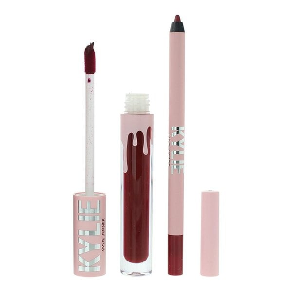 Kylie By Kylie Jenner Matte Lip Kit 403 Bite Me 2 Piece Gift Set: Liquid Lipstick 3ml - Lip Liner 1.1g