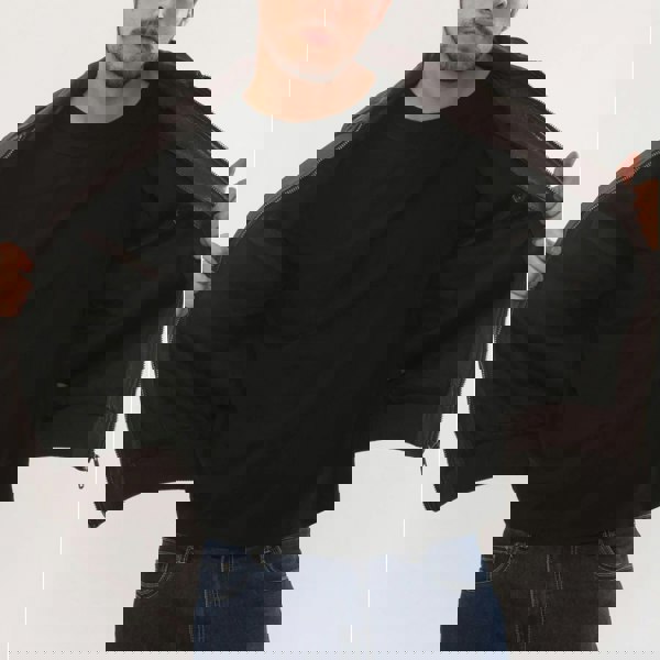 Leather Company Men's Leather Bomber Jacket Pilot Air Force Style