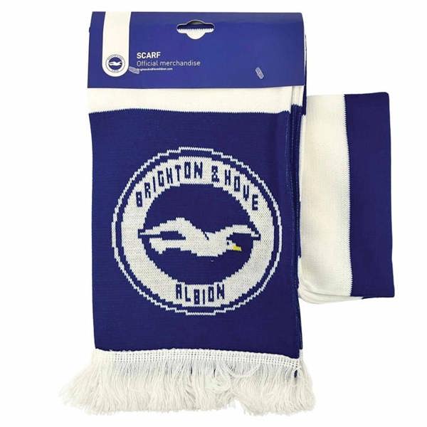 Brighton & Hove Albion FC Bar Scarf, Clothing Accessories, Sports, Gift