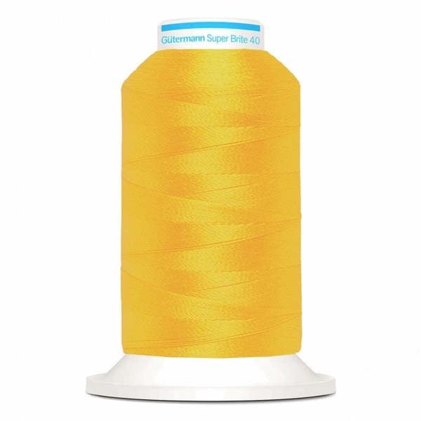 Gutermann Super Brite Polyester 40 Embroidery Thread 1000m Polyester Thread Suitable For Embroidery