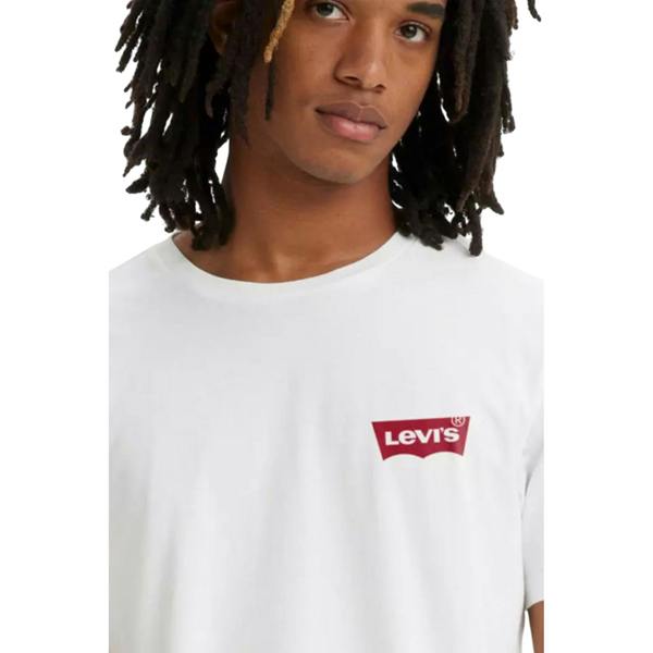 Levis Mens Logo Crew Neck T-Shirt (Pack of 2) - White - 