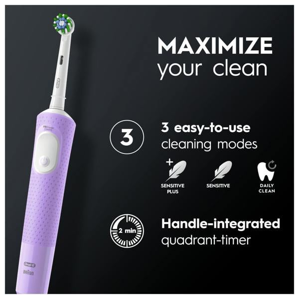 Oral-B Pro Vitality Electric Toothbrush Lilac
