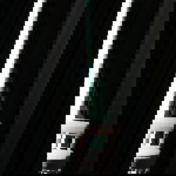 Anydrape Curtain Dark Green Blackout Curtains for Living Room 100cm