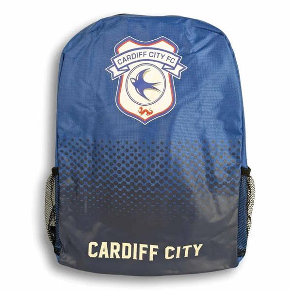 Cardiff City FC Fade Backpack, Bags, Sports, Gift