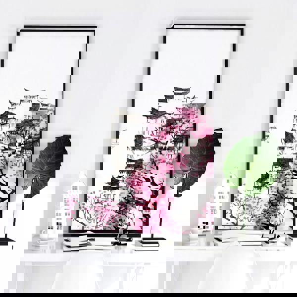 Japanese Flower Art | Set of 3 wall art prints