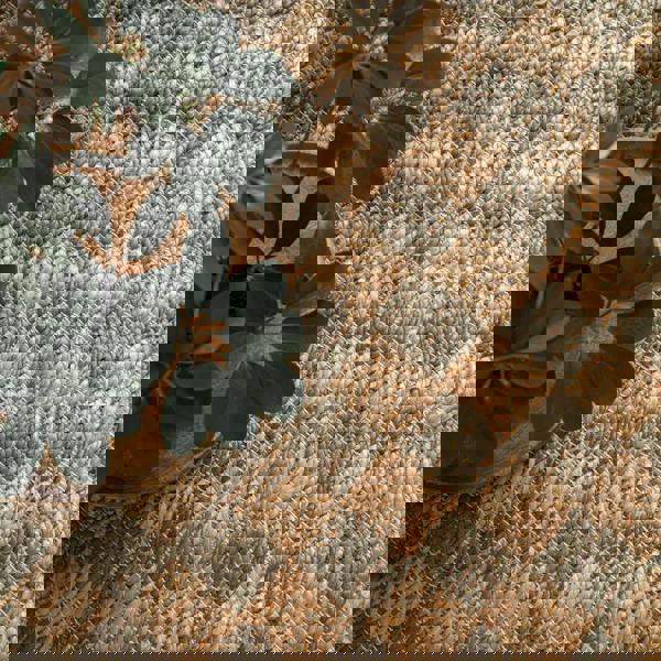 Asiatic Naturi Olive Green Jute Rug