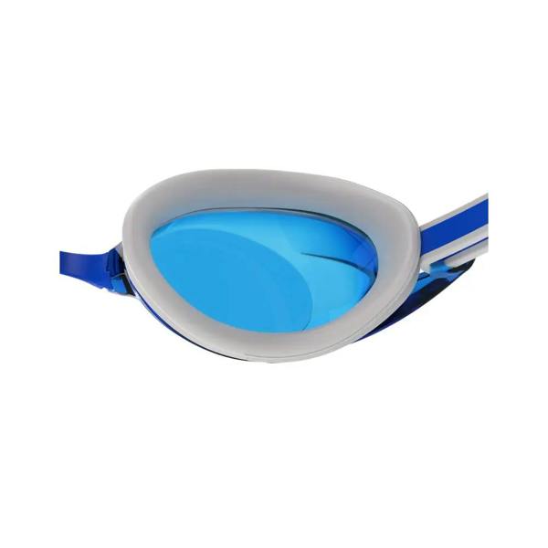Speedo Vanquisher 3.0 blue gray goggles with curved lens tech