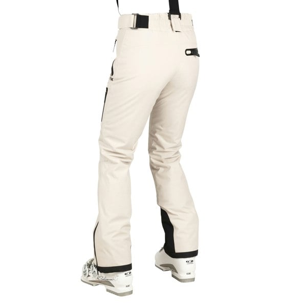 Trespass Women's Marisol II DLX Waterproof Ski Trousers - Soft Stone