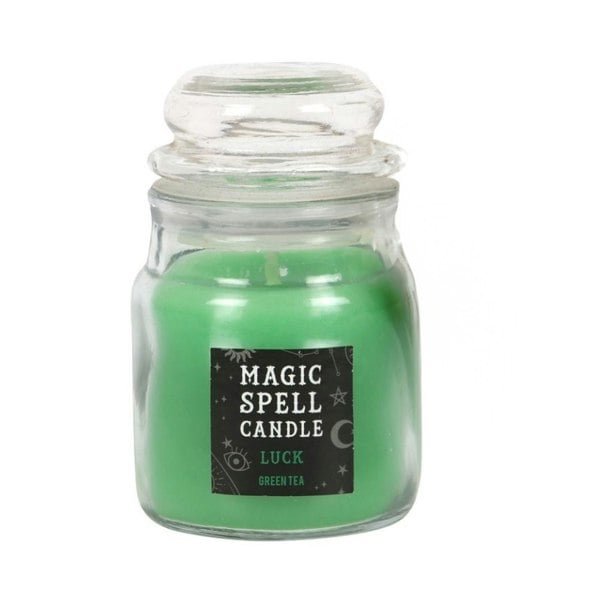 Something Different Magic Spell Luck Green Tea Scented Candle - Green