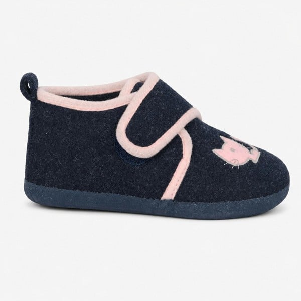 Sleepers KIT Slipper Boots   in  Navy