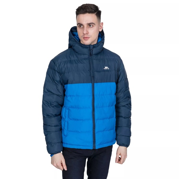 Trespass Men's Oskar Padded Water Resistant Jacket - Navy