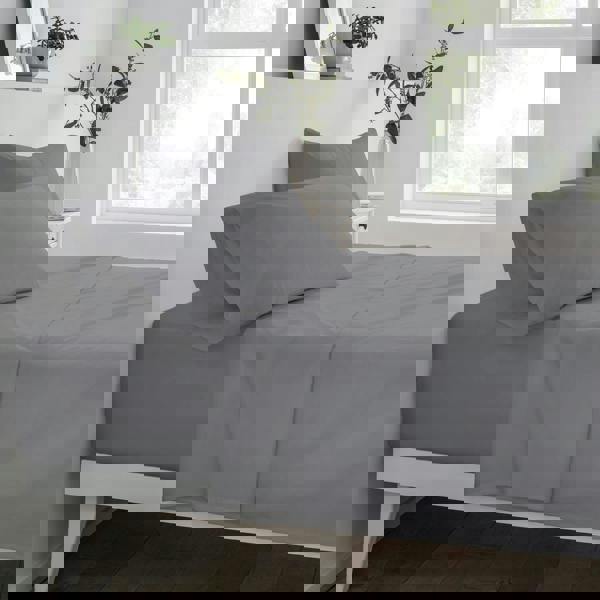 Smart Living Deluxe Fitted Sheet or Pillowcase Pair - Grey