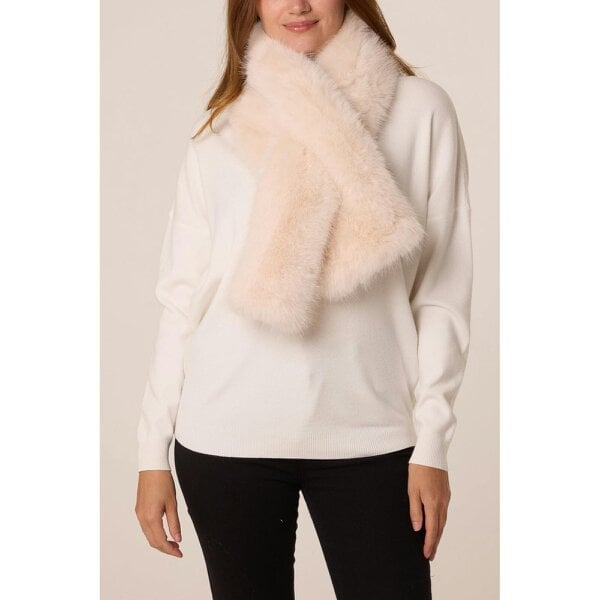 Blue Vanilla Faux Fur Scarf