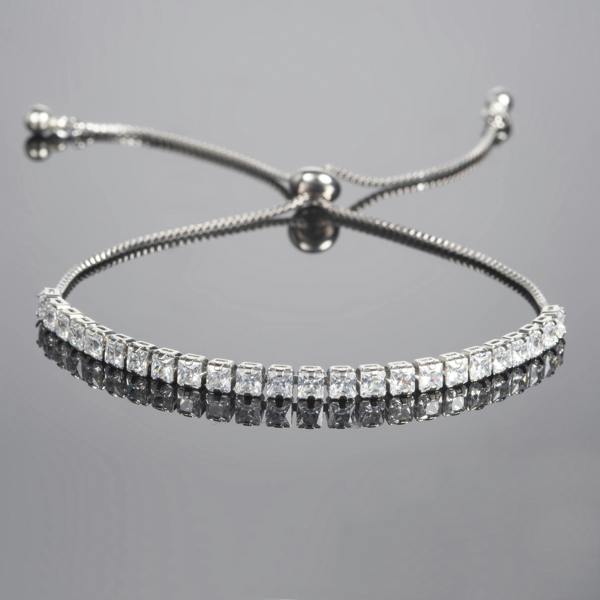 Adjustable Dainty Slider Bracelet for Women - namana.london