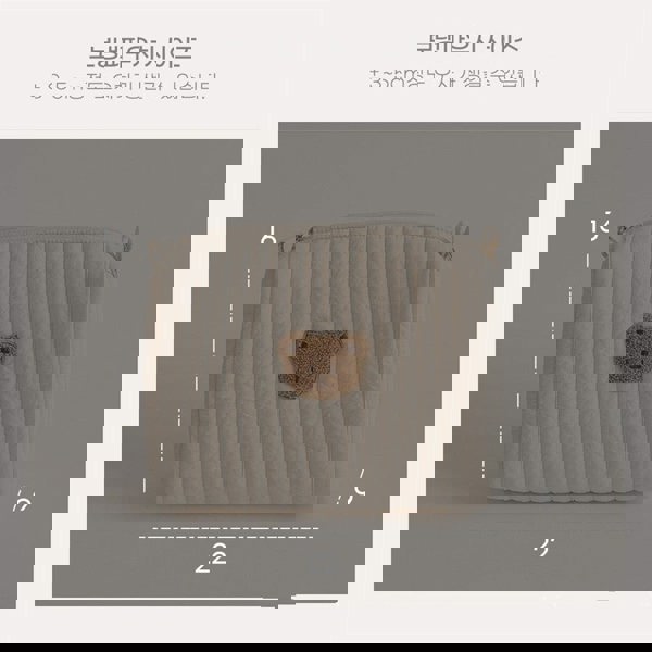 Anymom Anysort Mommy Baby Changing Bag Bear Design Stroller Bag With Zipper Maternity Organizer Cotton Storage Bag for Mommy