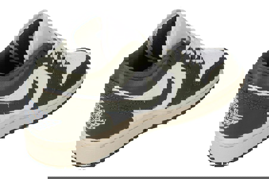 Nike Womens Air Jordan 1 Low Trainers Dc0774  122 - Sail Medium Olive Coconut Milk 122 - Photo 2