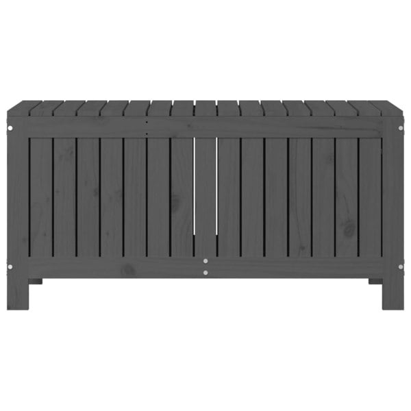 Berkfield Garden Storage Box Grey 108x42.5x54 cm Solid Wood Pine