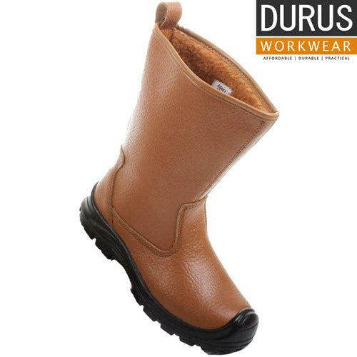 Durus Workwear Steel Toe Cap Fur Lined Rigger Boot SBU01