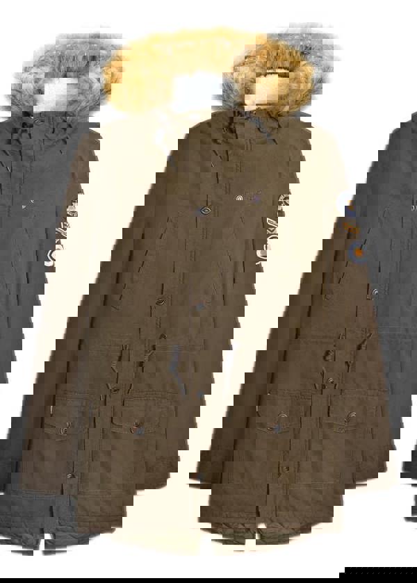 Lambretta Mens/Womens Carnaby Scooter Hooded Classic Mod Ska Badge Parka