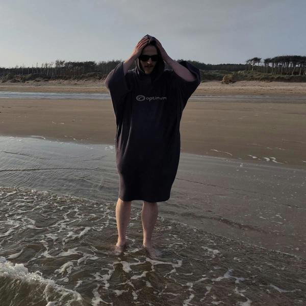 Drywrap Hooded Towel Robe – Beach Changing Poncho - Optimum