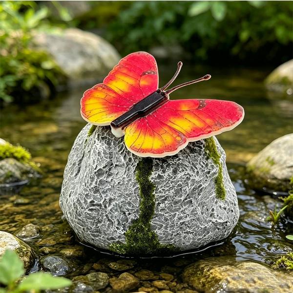 Leaper Simulation Butterfly Decorative Light for Lawn