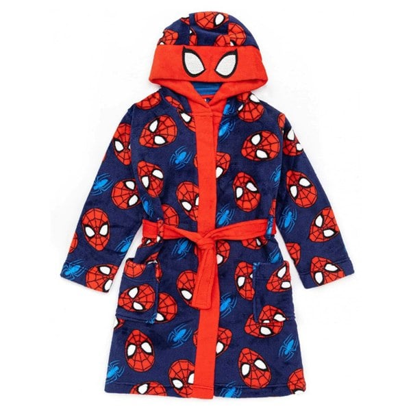 Spider-Man Childrens/Kids Robe - Blue/Red