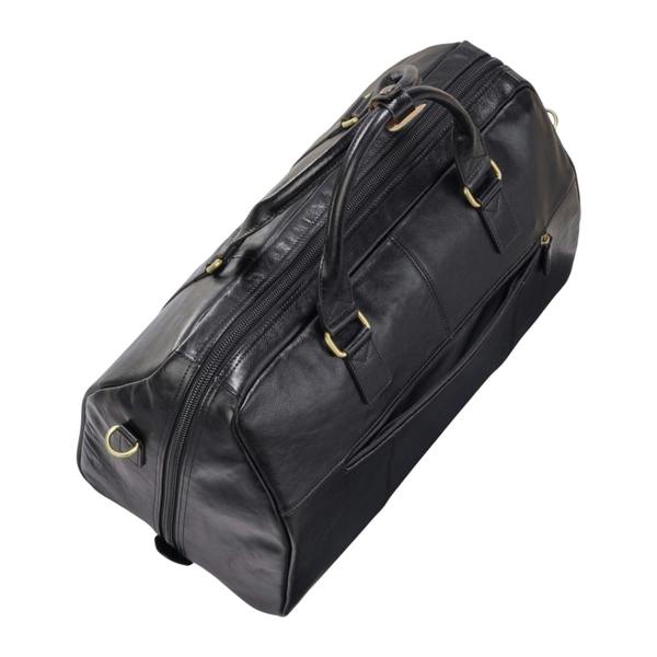Infinity Leather Vintage Genuine Leather Holdall Duffle Gym Travel Bag - Atlas