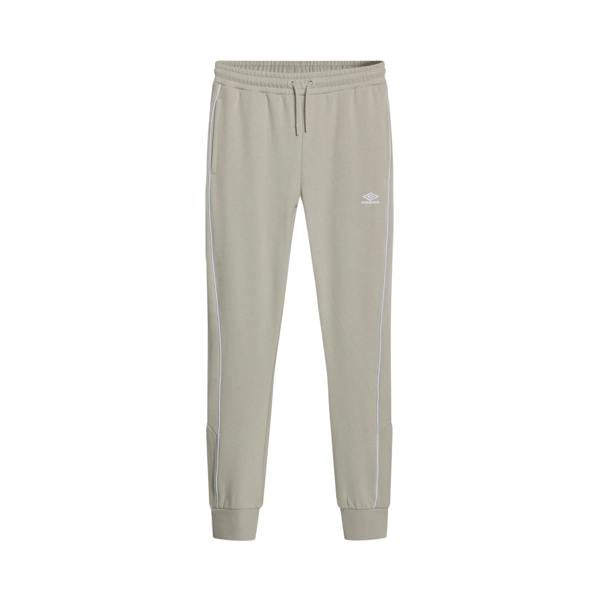 Umbro Mens Panelled Jogging Bottoms - Pelican/Brilliant White