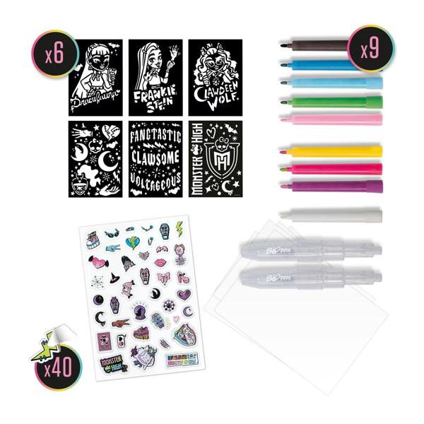 BLOPENS Monster High Activity Set – Spooky Art Kit for Kids