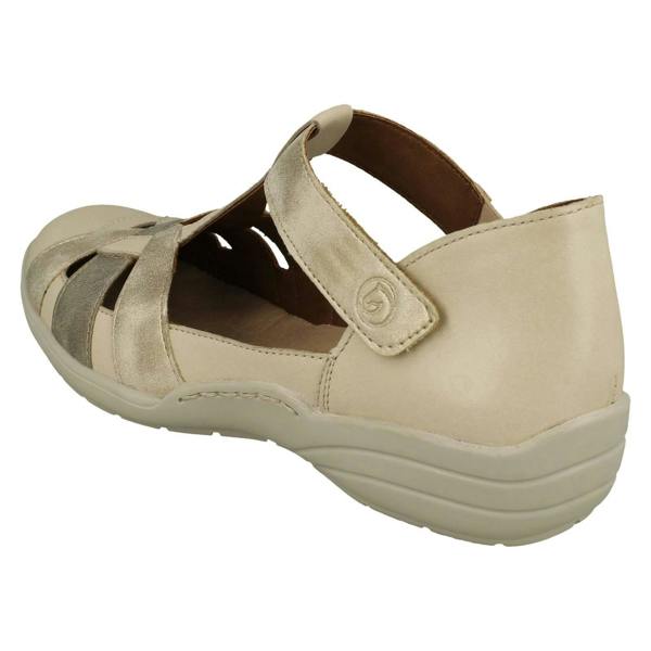 Remonte Ladies Remonte Cut Out Detailed Wide Fitting Summer Shoes R7601