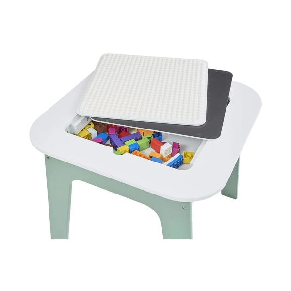 Liberty House Toys Kids 4-in-1 Play Table and Two Chairs Set
