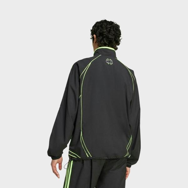 Adidas Originals Teamgeist Training Jacket Black Signal Green
