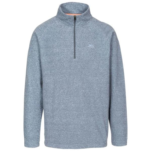 Trespass Mens Keynote Anti Pilling 1/4 Zip Fleece Top - Navy - 