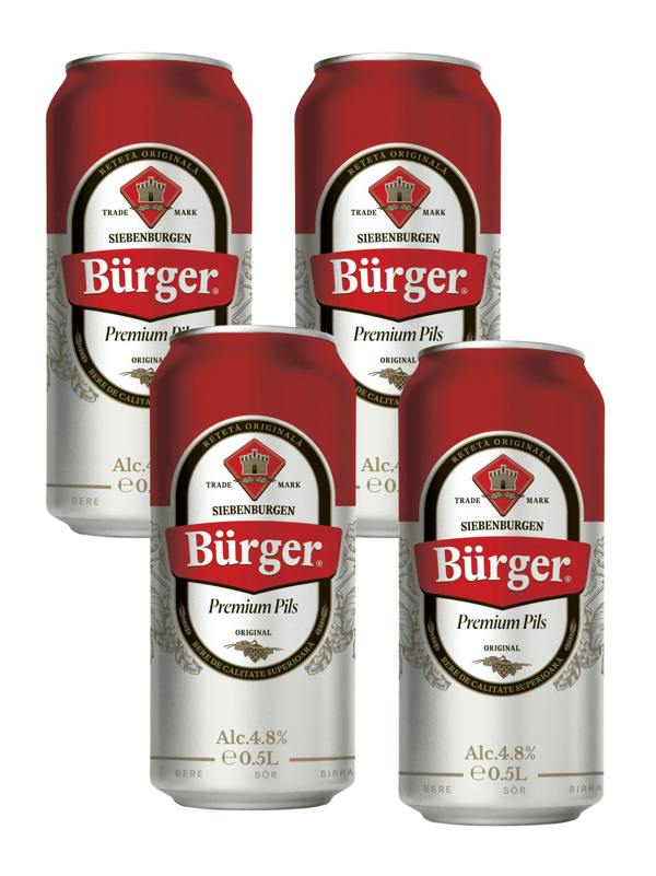 Burger Premium Pils 4x500ml