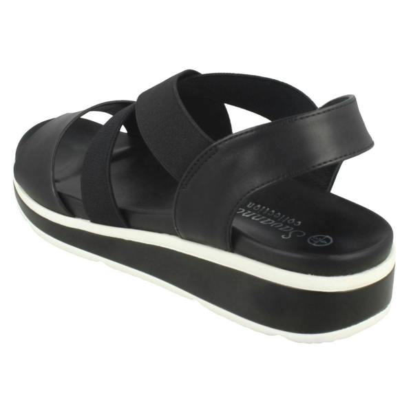 Savannah Ladies Savannah Low Wedge Sandals F10876
