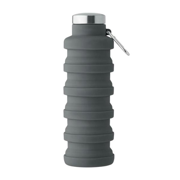 MidOcean Kolapsi Collapsible 500ml Water Bottle - Stone Grey - 