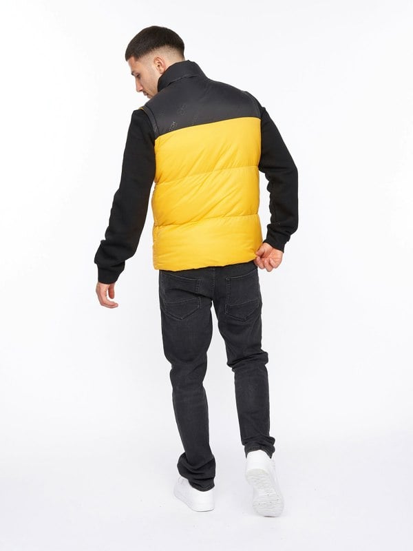 Crosshatch Demerley Gilet Yellow