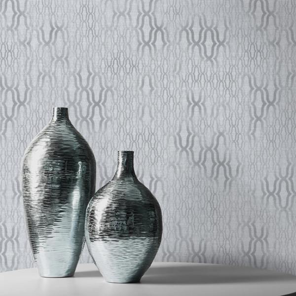 Erismann Soft Geometric Trellis Wallpaper