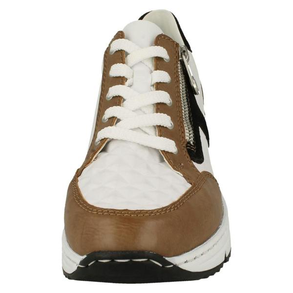 Rieker Ladies Sneakers By Rieker Wedge Heeled Trainers N6303