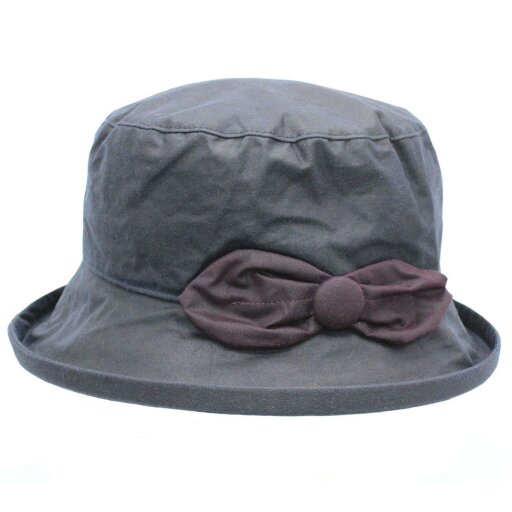 Heather Hats & Accessories Water Resistant British Cotton Bucket Hat, Cotton Lining, Outdoor Wear, Navy