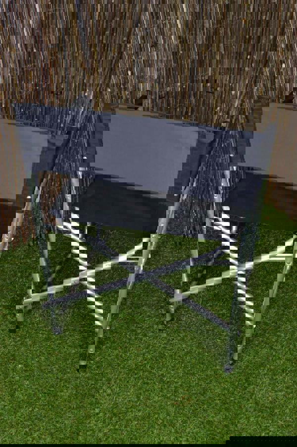 Samuel Alexander Aluminium & Canvas Directors Garden / Camping Chair - Black