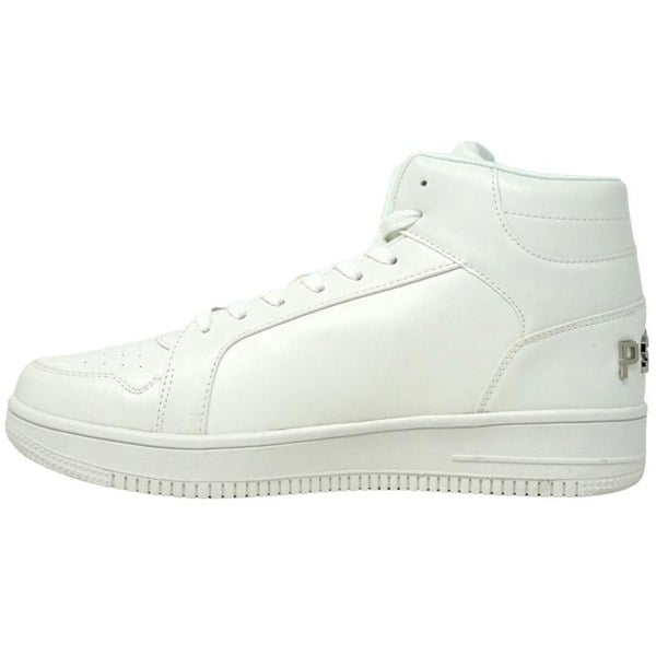 Plein Sport Logo High Top Sneakers - White 