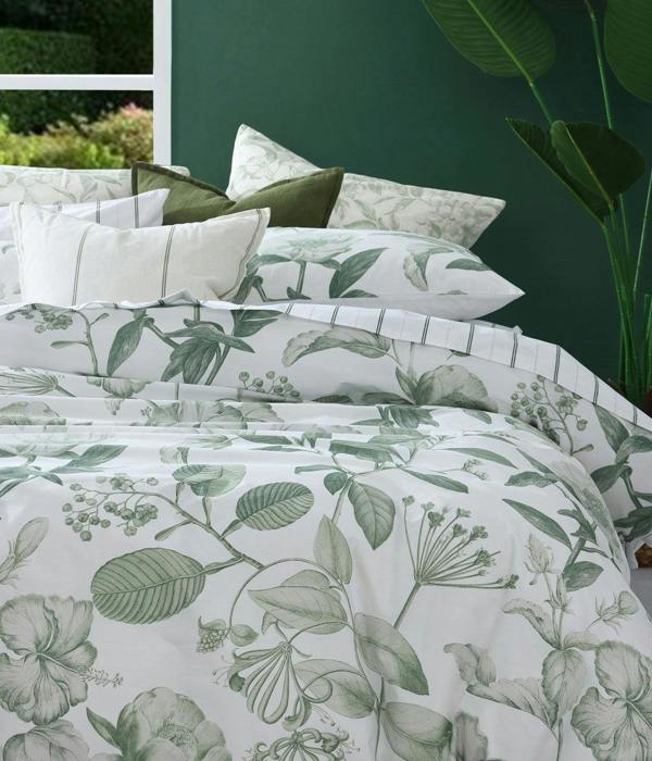 M.M Linen Botanical Duvet Set - Leaf