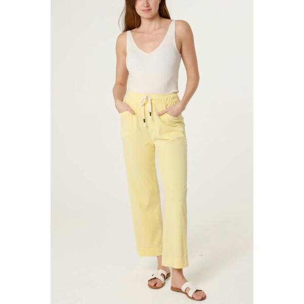 Blue Vanilla Elasticated Waist Trouser With Drawstring