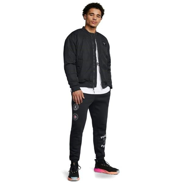 Under Armour Mens Project Rock Joggers - Black - 